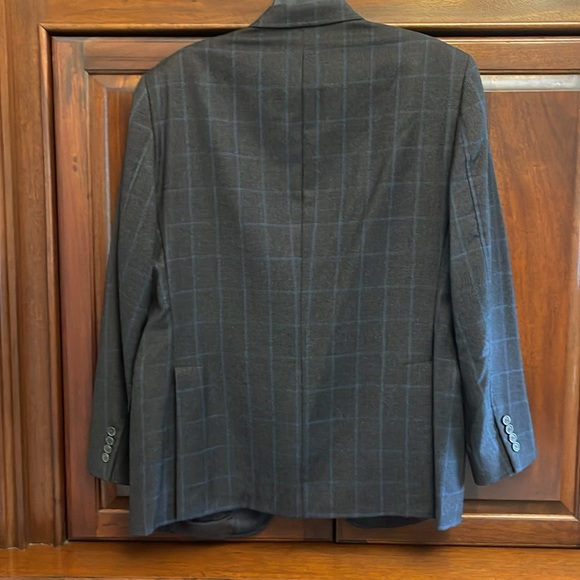 Coppley Windowpane Plaid Sport Coat, 42R - Picture 12 of 12